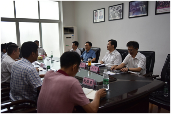 省地质局廖声银一行来房县指导地灾应急处置工作